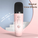 P2 Home Kids Karaoke Bluetooth-compatible Speaker Portable Loudspeaker with 2 Microphones