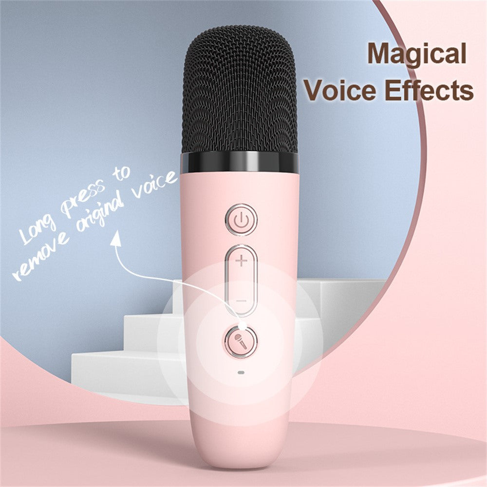 P2 Home Kids Karaoke Bluetooth-compatible Speaker Portable Loudspeaker with 2 Microphones