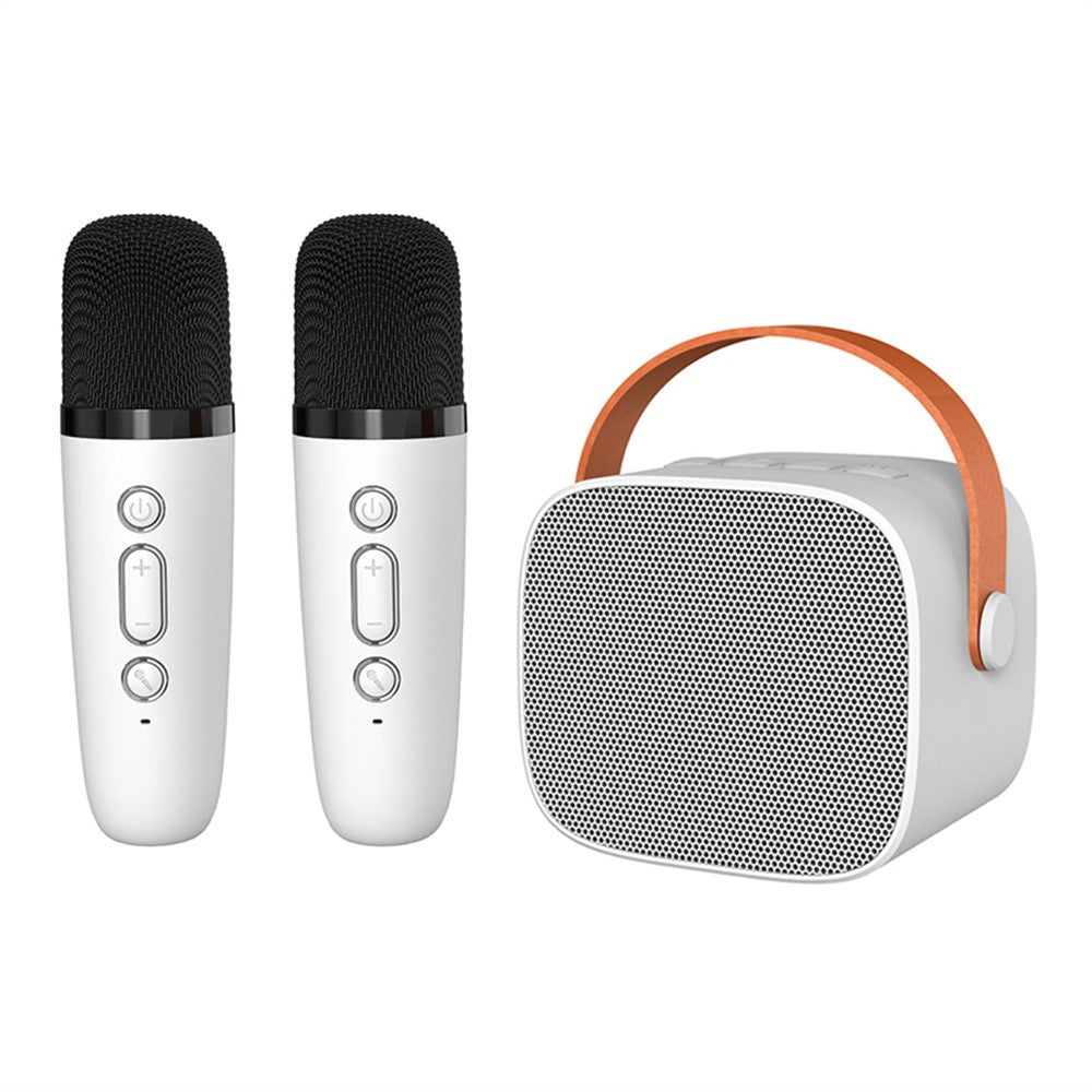 P2 Home Kids Karaoke Bluetooth-compatible Speaker Portable Loudspeaker with 2 Microphones