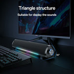 YESIDO YSW27 Wireless Speaker Audio System Sound Amplifier with Lighting for Home Entertainment