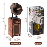 H3 Retro Gramophone Design Bluetooth-Compatible Speaker Wireless Desktop Sound Box