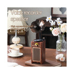H3 Retro Gramophone Design Bluetooth-Compatible Speaker Wireless Desktop Sound Box