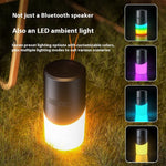 EBS-705 Trådløs Bluetooth-kompatibel Højttaler RGB Belysning Bærbar Udendørs Mini Subwoofer med Snor