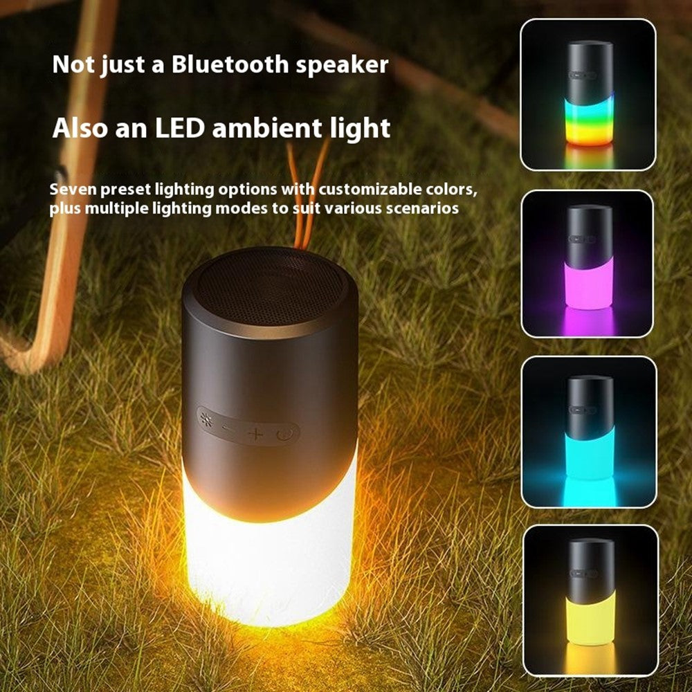 EBS-705 Trådløs Bluetooth-kompatibel Højttaler RGB Belysning Bærbar Udendørs Mini Subwoofer med Snor