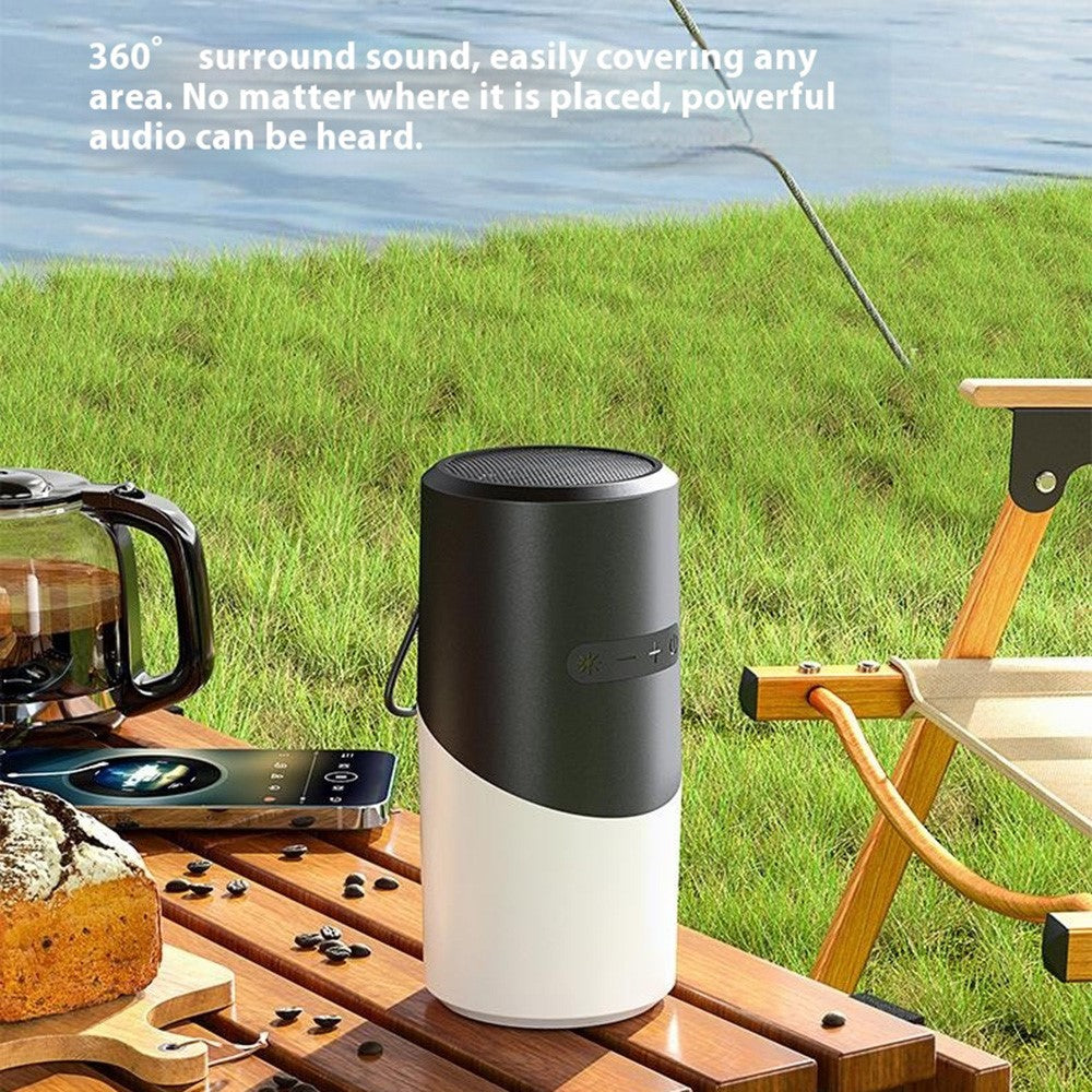 EBS-705 Trådløs Bluetooth-kompatibel Højttaler RGB Belysning Bærbar Udendørs Mini Subwoofer med Snor