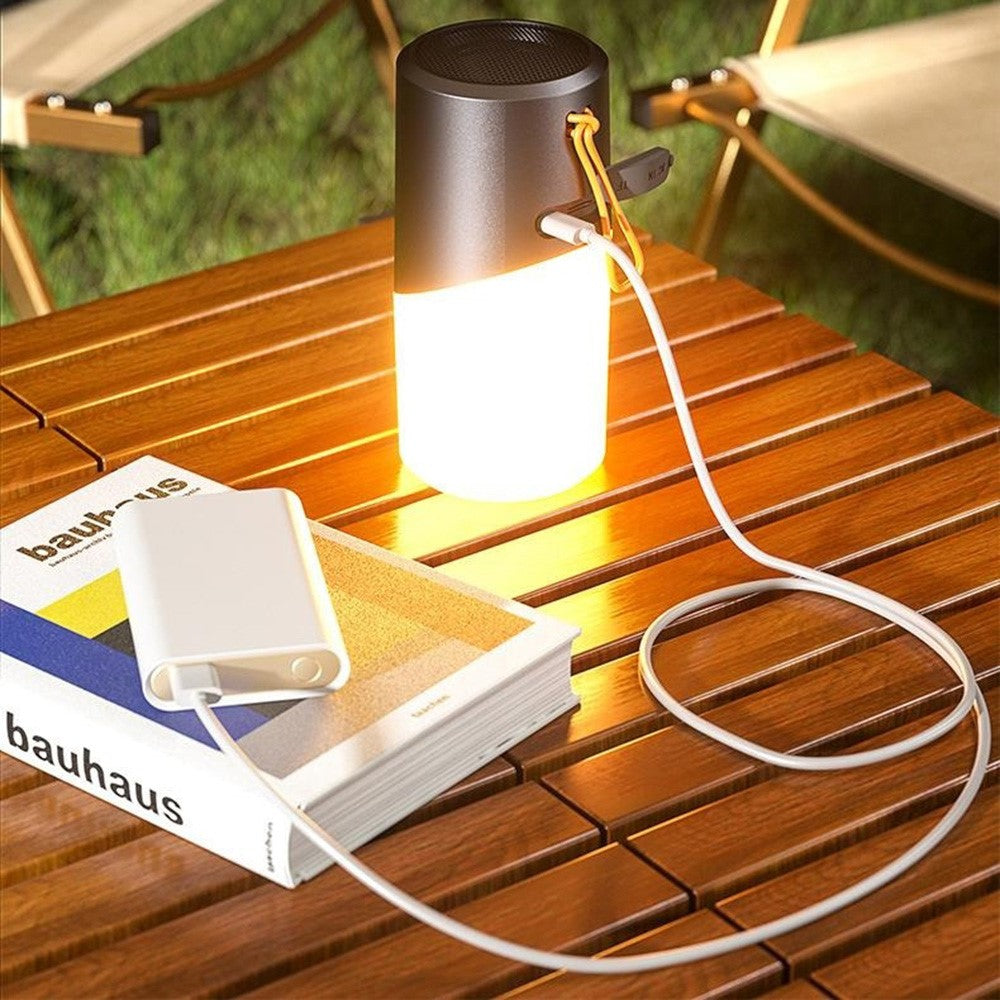 EBS-705 Trådløs Bluetooth-kompatibel Højttaler RGB Belysning Bærbar Udendørs Mini Subwoofer med Snor