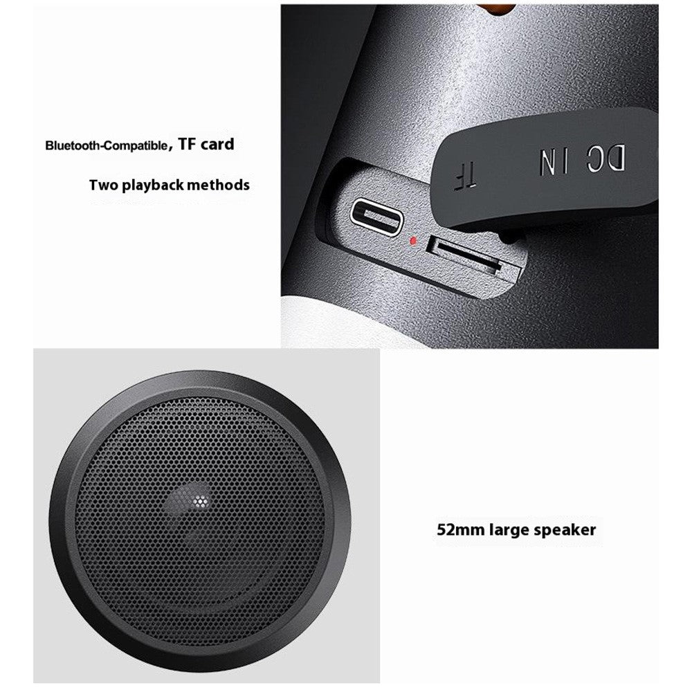 EBS-705 Trådløs Bluetooth-kompatibel Højttaler RGB Belysning Bærbar Udendørs Mini Subwoofer med Snor