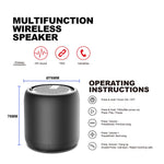 F11 Portable Speaker TWS Wireless Mini Subwoofer Outdoor Waterproof IPX4 for Home / Travel