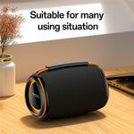 YESIDO YSW39 Multi Mode Playback Bluetooth-kompatibel Højttaler 20W Kraftfuld Lyd RGB Belysning Subwoofer