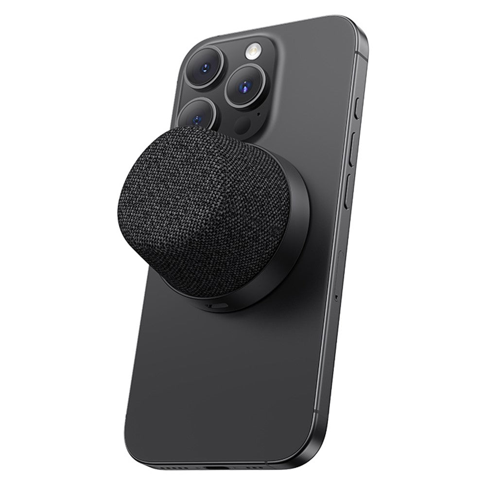 USAMS YX016 Magnetisk Minihøjttaler Bluetooth-kompatibel 5.4 Telefonholder Musikafspiller