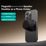 USAMS YX016 Magnetisk Minihøjttaler Bluetooth-kompatibel 5.4 Telefonholder Musikafspiller