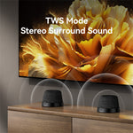 USAMS YX016 Magnetisk Minihøjttaler Bluetooth-kompatibel 5.4 Telefonholder Musikafspiller