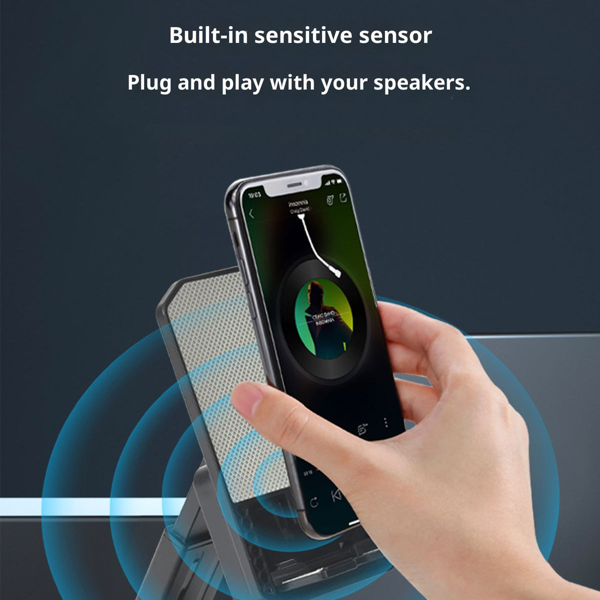 F31 Foldable 3-in-1 Bluetooth-compatible Speaker Phone Stand Emergency Rechargeable for Tablet iPhone Android