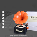 CYKE Retro Gramophone Bluetooth-compatible Speaker 7 Color Mood Light White Noise Machine TF Card Support
