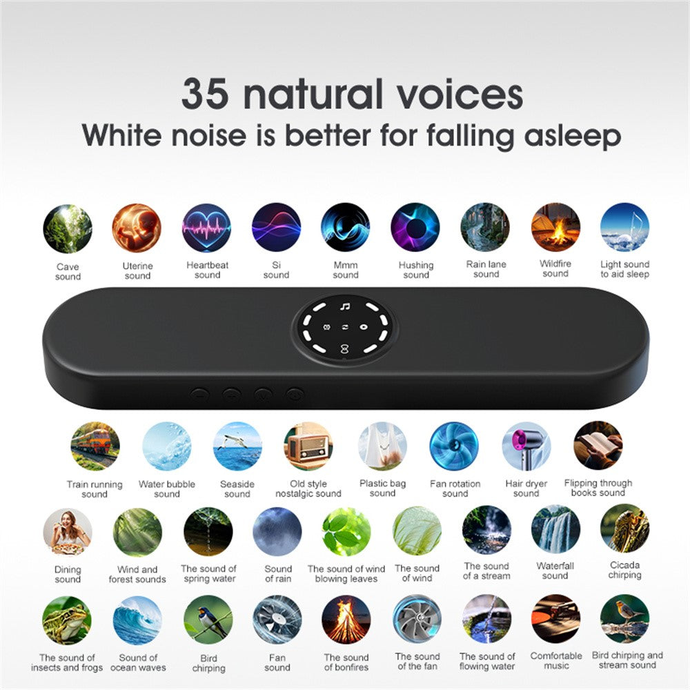 SMB-16 Bone Conduction Sleep Aid Bluetooth-compatible Speaker White Noise Sound Machine Under Pillow Speaker