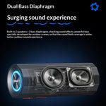 WEKOME WD-12 Fanshin Portable Wireless Speaker Dual Bass Diaphragm RGB Light TWS Stereo Speaker