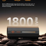 WEKOME WD-12 Fanshin Portable Wireless Speaker Dual Bass Diaphragm RGB Light TWS Stereo Speaker
