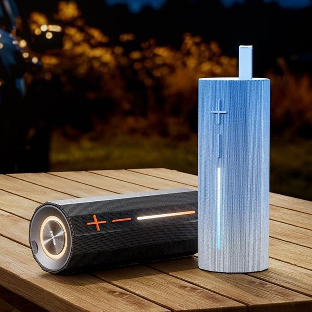 WEKOME WD-12 Fanshin Portable Wireless Speaker Dual Bass Diaphragm RGB Light TWS Stereo Speaker