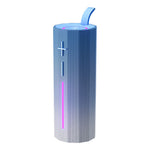 WEKOME WD-12 Fanshin Portable Wireless Speaker Dual Bass Diaphragm RGB Light TWS Stereo Speaker