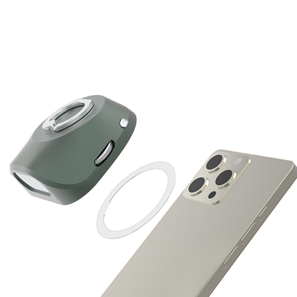 TYBOX01 3 in 1 Rotating Ring Stand Magnetic Bluetooth-compatible Speaker Phone Amplifier Sound Booster