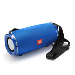 T&G TG187 Wireless Bluetooth-compatible Speaker Waterproof FM TF Stereo Subwoofer with Shoulder Strap (CE Certificated)