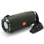 T&G TG187 Wireless Bluetooth-compatible Speaker Waterproof FM TF Stereo Subwoofer with Shoulder Strap (CE Certificated)