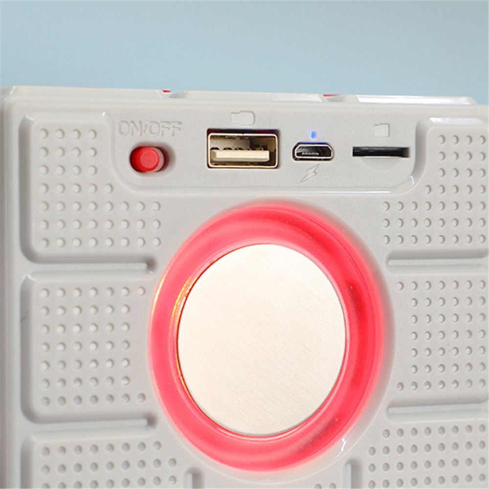T&G TG311 Portable Bluetooth-compatible Speaker TF Card U-Disk FM Outdoor Waterproof Wireless Subwoofer with LED Light (CE Certificated)