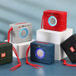 T&G TG311 Portable Bluetooth-compatible Speaker TF Card U-Disk FM Outdoor Waterproof Wireless Subwoofer with LED Light (CE Certificated)