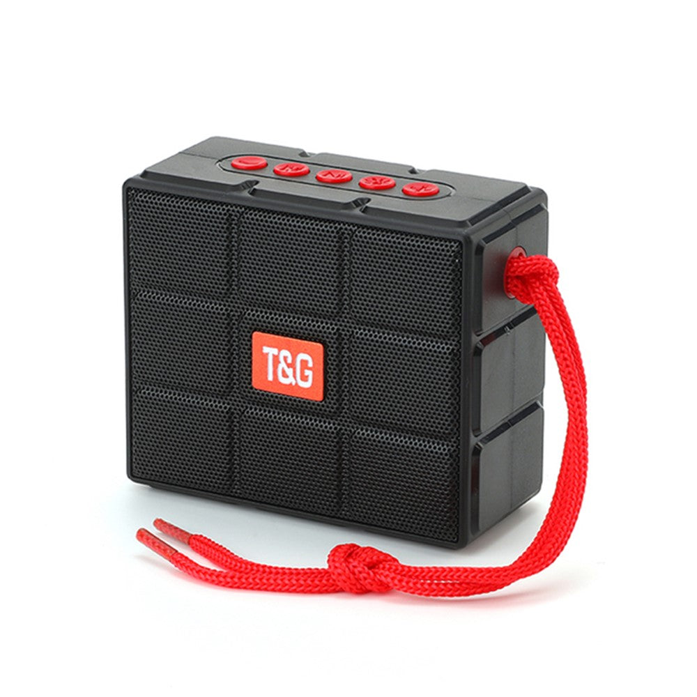 T&G TG311 Portable Bluetooth-compatible Speaker TF Card U-Disk FM Outdoor Waterproof Wireless Subwoofer with LED Light (CE Certificated)