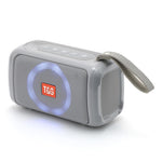 T&G TG193 Sport Bluetooth-kompatibel högtalare LED-ljus trådlös högtalare vattentät bärbar utomhus subwoofer boombox (CE-certifierad)