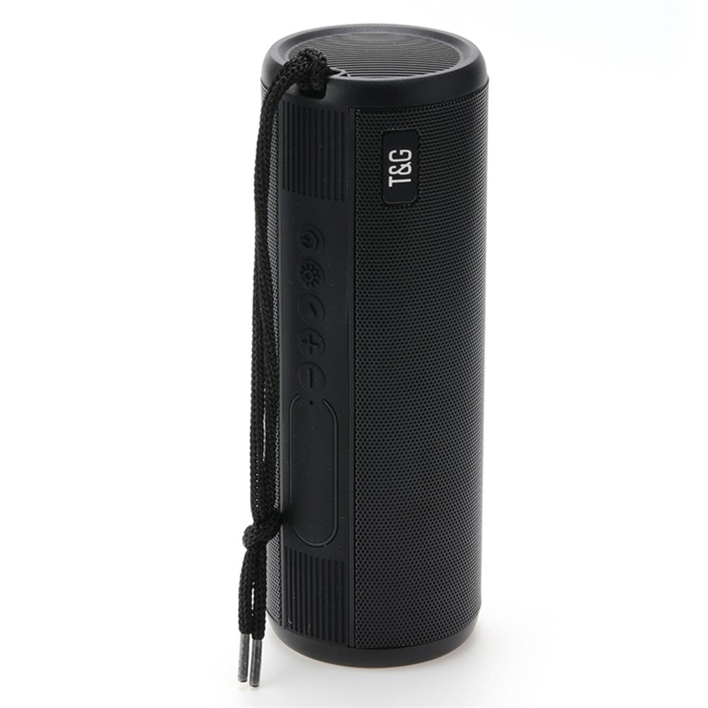 T&G TG635 Bluetooth-compatible Music Subwoofer Waterproof Portable Outdoor Wireless Speaker with LED Flashlight Support TF Card FM Radio Aux Input (CE)