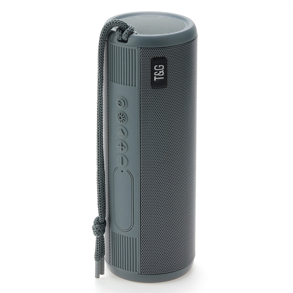 T&G TG635 Bluetooth-compatible Music Subwoofer Waterproof Portable Outdoor Wireless Speaker with LED Flashlight Support TF Card FM Radio Aux Input (CE)