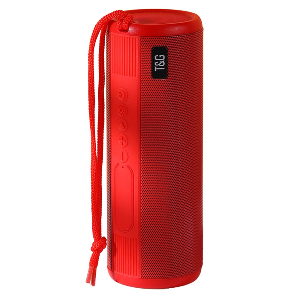 T&G TG635 Bluetooth-compatible Music Subwoofer Waterproof Portable Outdoor Wireless Speaker with LED Flashlight Support TF Card FM Radio Aux Input (CE)