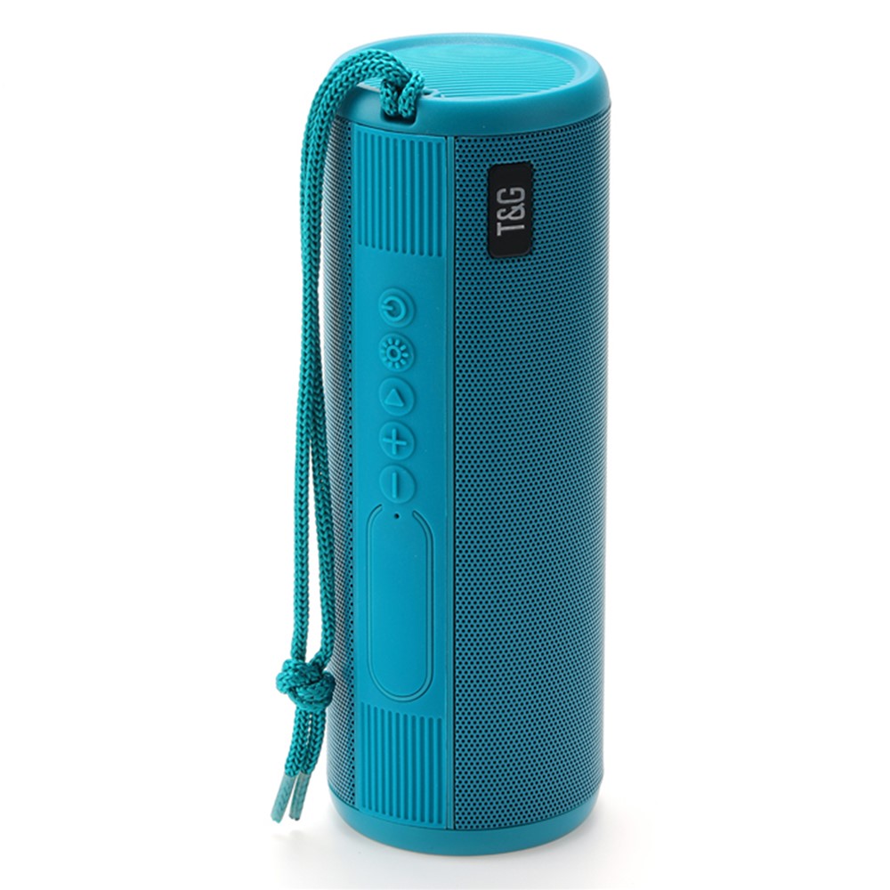 T&G TG635 Bluetooth-compatible Music Subwoofer Waterproof Portable Outdoor Wireless Speaker with LED Flashlight Support TF Card FM Radio Aux Input (CE)