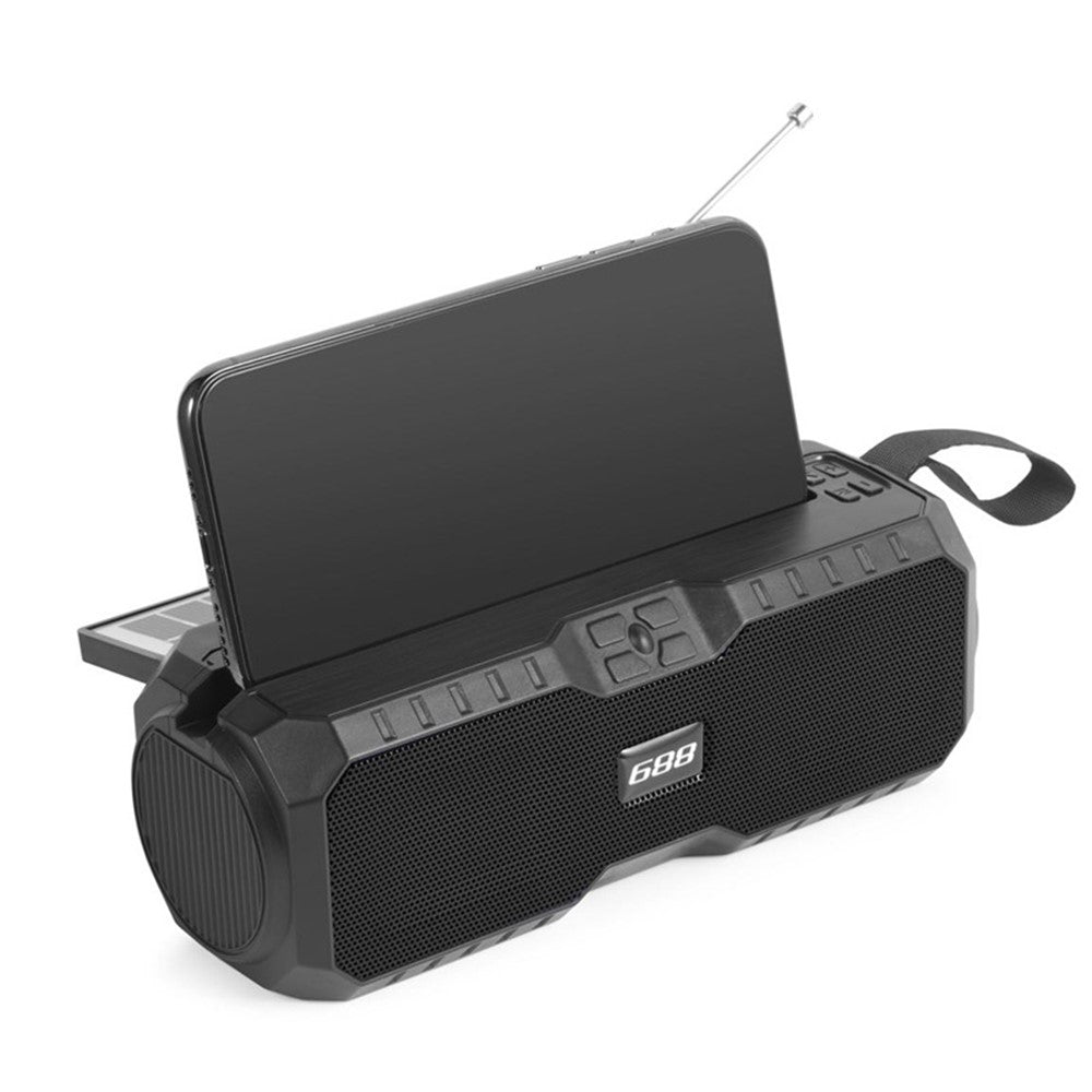 Solopladelig udendørs Bluetooth-kompatibel højttaler Radio Højttaler Subwoofer Stemmeboks