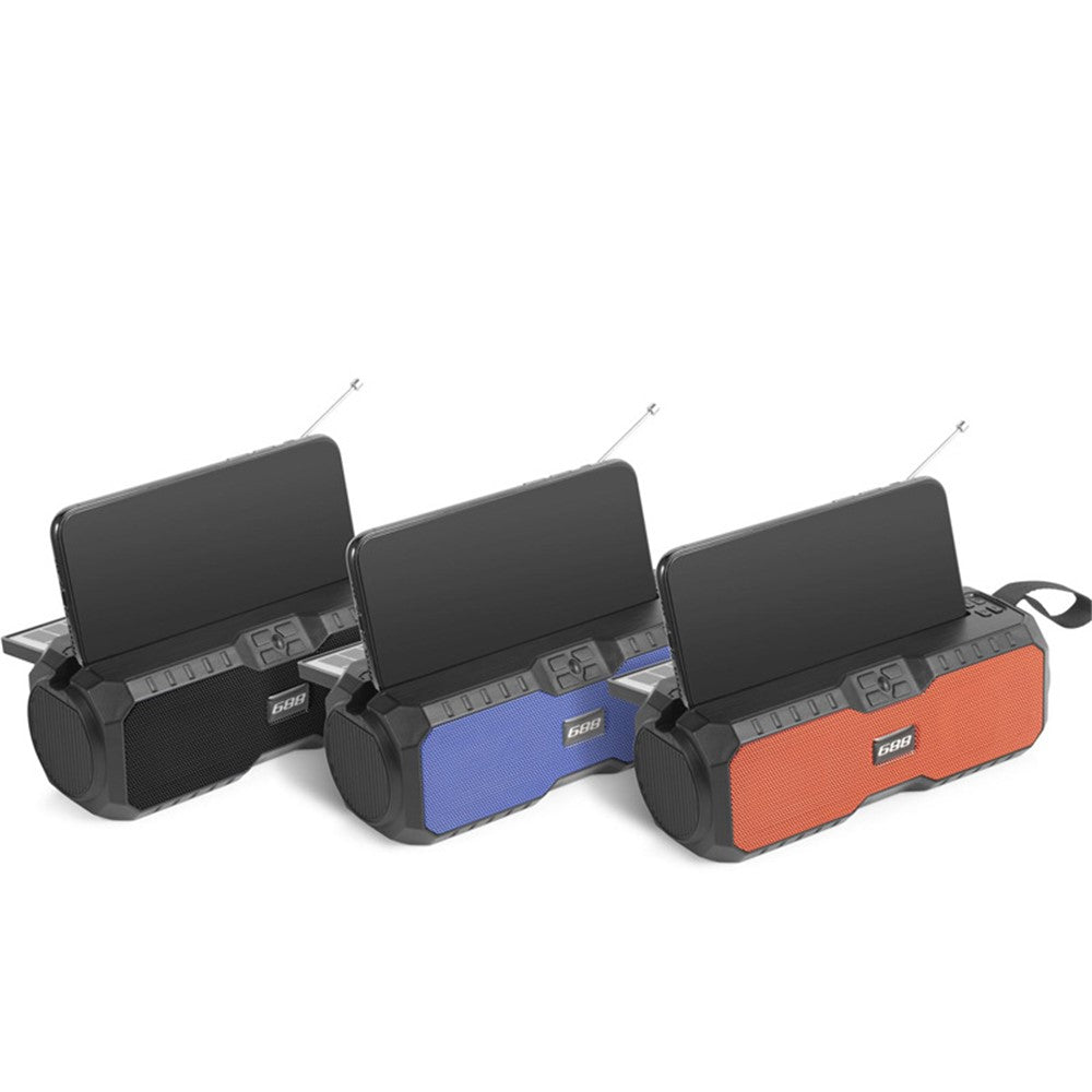 Solopladelig udendørs Bluetooth-kompatibel højttaler Radio Højttaler Subwoofer Stemmeboks