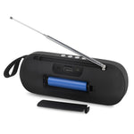 R1 FM-radio, bærbar højttaler, TWS, Bluetooth-kompatibel, baslyd-subwoofer