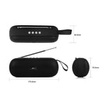 R1 FM-radio, bærbar højttaler, TWS, Bluetooth-kompatibel, baslyd-subwoofer