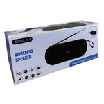 R1 FM-radio, bærbar højttaler, TWS, Bluetooth-kompatibel, baslyd-subwoofer