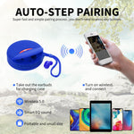 TG808 2-in-1 TWS Wireless Speaker Bluetooth-compatible Earphone Stereo Sound Subwoofer Supports Hands-free Call / TF Card Playback / FM