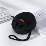TG808 2-in-1 TWS Wireless Speaker Bluetooth-compatible Earphone Stereo Sound Subwoofer Supports Hands-free Call / TF Card Playback / FM