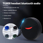 TG808 2-in-1 TWS Wireless Speaker Bluetooth-compatible Earphone Stereo Sound Subwoofer Supports Hands-free Call / TF Card Playback / FM