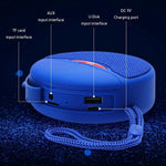 TG808 2-in-1 TWS Wireless Speaker Bluetooth-compatible Earphone Stereo Sound Subwoofer Supports Hands-free Call / TF Card Playback / FM