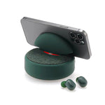 TG808 2-in-1 TWS Wireless Speaker Bluetooth-compatible Earphone Stereo Sound Subwoofer Supports Hands-free Call / TF Card Playback / FM