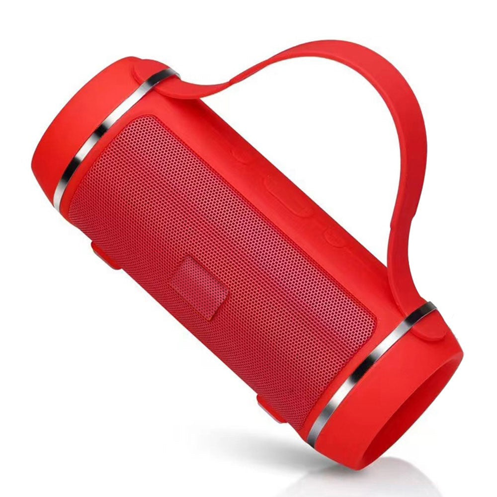 J016 Portable Outdoor Rechargeable Bluetooth-compatible Speaker Wireless Music Subwoofer Support TF Card / U-Disk Playback