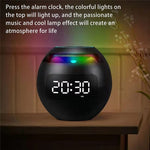G-90Q Bærbar Trådløs Bluetooth-kompatibel Højttaler, Kugleformet Vækkeur FM-radio Smart Subwoofer (Engelsk / Sensing Version)