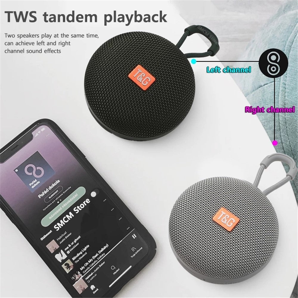 T&G TG352 Bærbar Genopladelig Bluetooth-kompatibel Højttaler Udendørs Cykling TWS Trådløs Stereosubwoofer