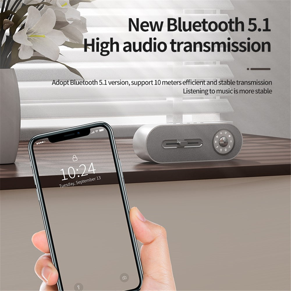 JY-78 White Noise Sleep Bluetooth-compatible Speaker Subwoofer Indoor Portable Wireless Speakers Support Memory Card, U Disk