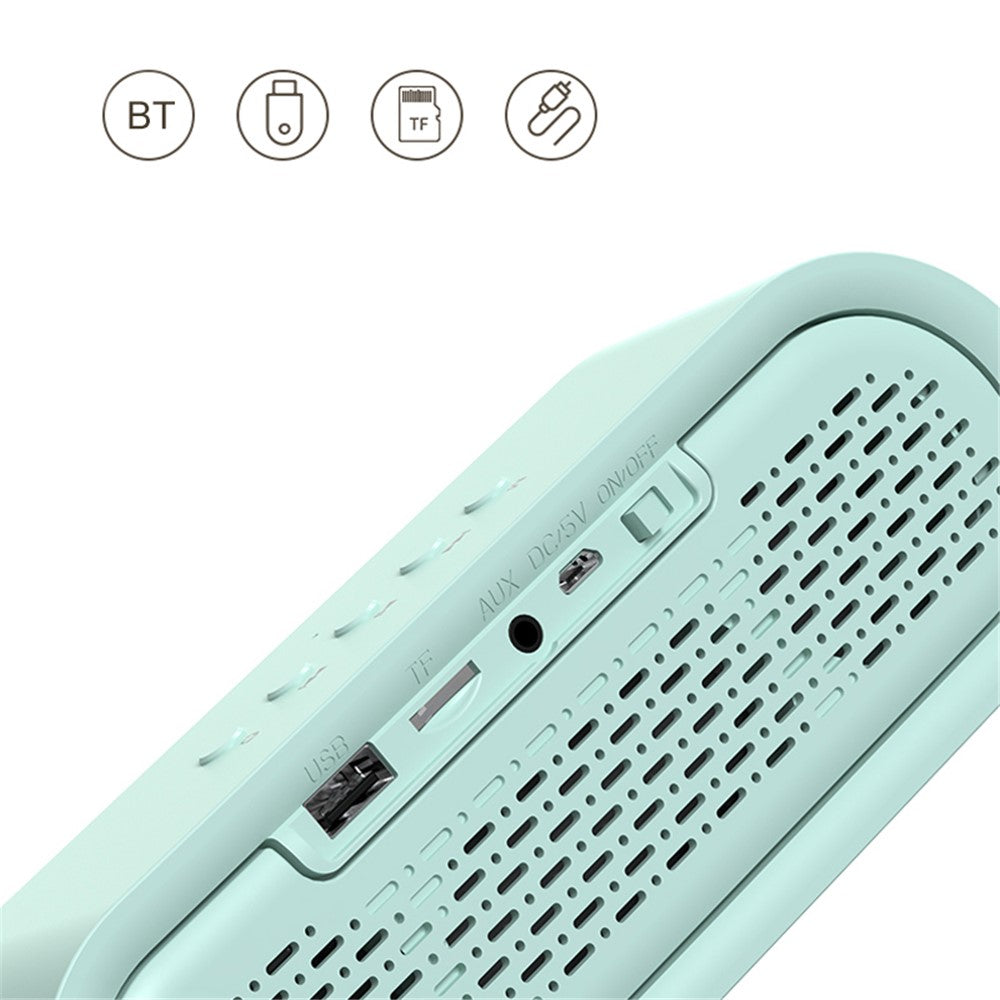 JY-78 White Noise Sleep Bluetooth-compatible Speaker Subwoofer Indoor Portable Wireless Speakers Support Memory Card, U Disk