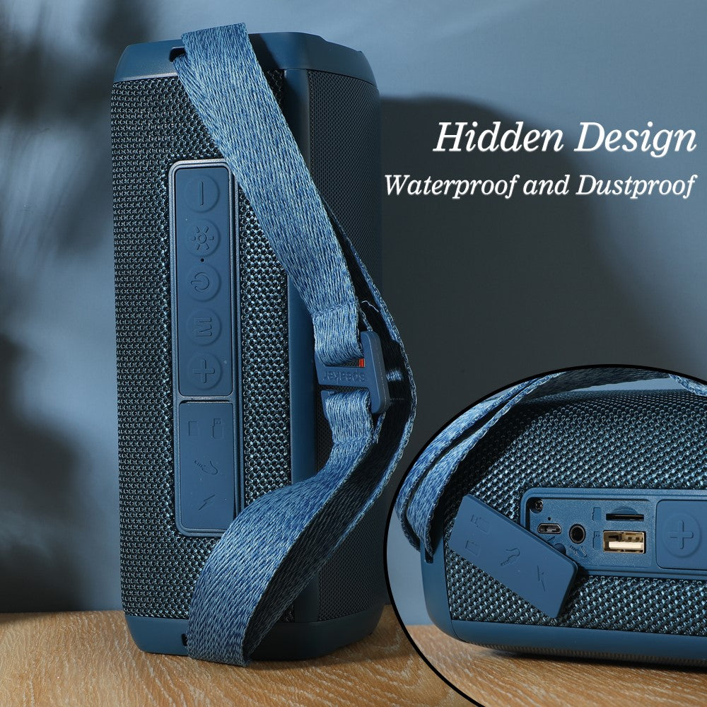 T&G TG345 Portable Rechargeable Bluetooth-compatible Speaker Outdoor Breathing Light Wireless Stereo Subwoofer